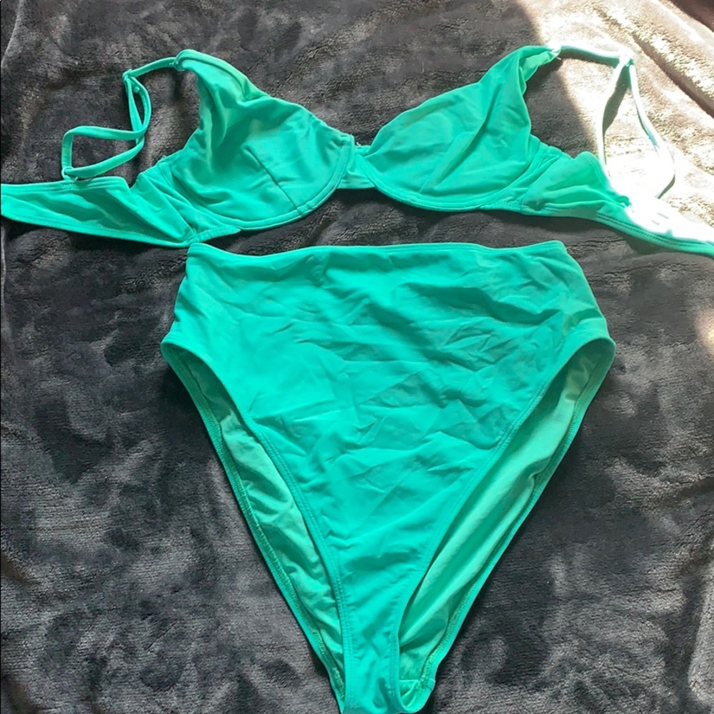 Boohoo High Waisted Bikini
